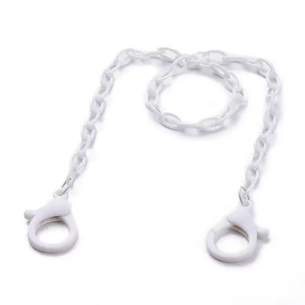 Personalized ABS Plastic Cable Chain Necklaces
