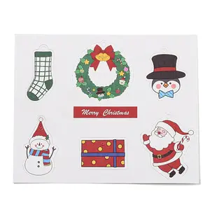 6 Styles Christmas Paper Gift Tag Display Cards