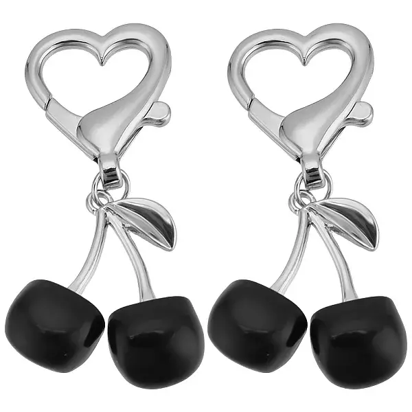 2Pcs Resin Cherry Pendant Decorations