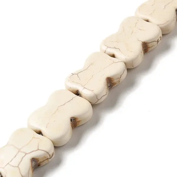 Synthetic Turquoise Dyed Beads Strands