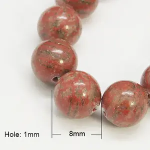 Natural Sesame Jasper/Kiwi Jasper Beads Strands