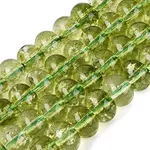 Crackle Transparent Glass Beads Strands