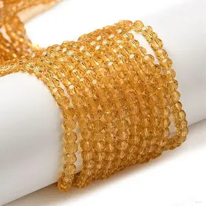 Transparent Glass Beads Strands