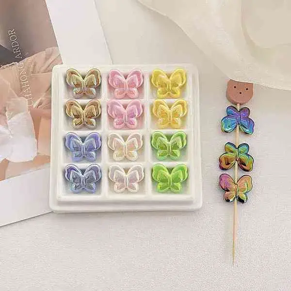 UV Plating Opaque Acrylic Beads
