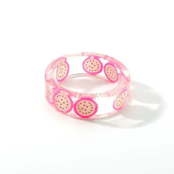 Resin Plain Band Rings
