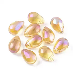 Electroplate Glass Charms