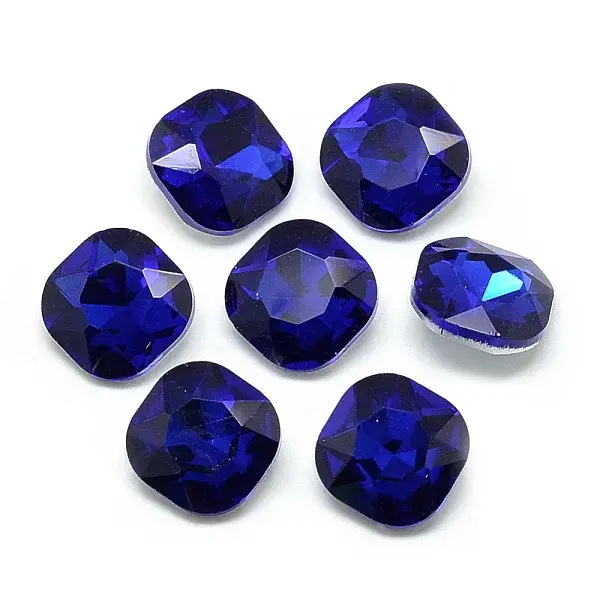 Pointed Back Glass Rhinestone Cabochons