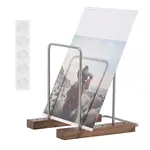 Wood & Iron Vinyl Record Storage Rack