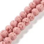 Synthetic Lava Rock Dyed Beads Strands