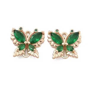 Brass Glass Connector Charms