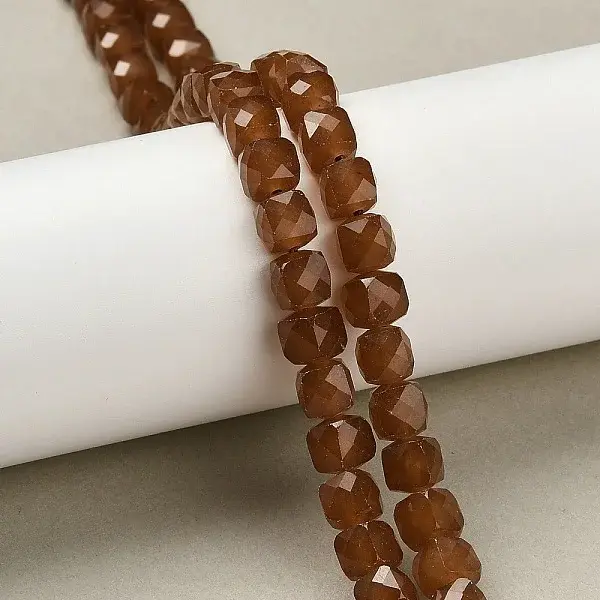 Natural White Jade Beads Strands