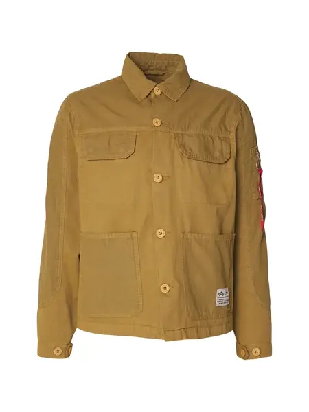 ALPHA INDUSTRIES Prechodná bunda  kaki