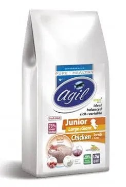 Agil Junior large&giant low grain chicken, lamb 2kg
