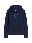 Tommy Jeans Mikina 'ESS'  námornícka modrá / červená / biela