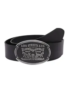 LEVI'S ® Opasky 'Billy'  striebornosivá / čierna