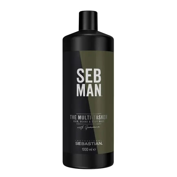 Sebastian Professional Šampon na vlasy, vousy a tělo SEB MAN The Multitasker (Hair, Beard & Body Wash) 1000 ml