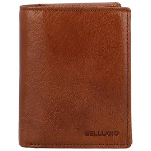 Pánská kožená peněženka koňaková - Bellugio Brian