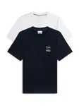 TOMMY HILFIGER Tričko  námornícka modrá / biela