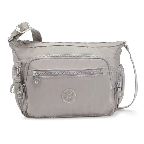KIPLING Taška cez rameno 'Gabbie'  sivobéžová