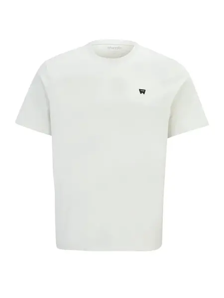 WRANGLER Tričko 'SIGN OFF TEE'  čierna / biela