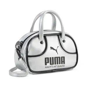 PUMA Kabelka  striebornosivá / čierna