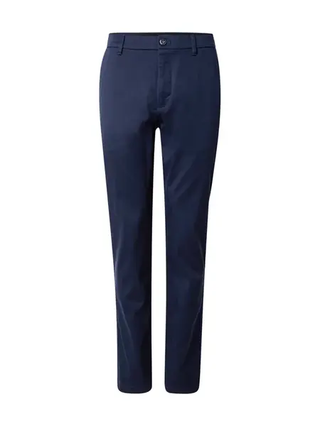 Calvin Klein Chino nohavice  tmavomodrá