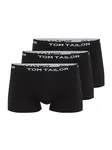 TOM TAILOR Boxerky  čierna / biela