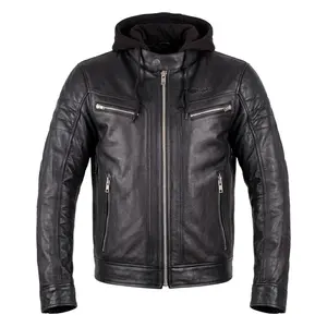 Kožená moto bunda W-TEC Murayo černá XL