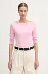 Tommy Hilfiger tričko s dlouhým rukávem dámské bavlněné