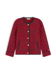 TOMMY HILFIGER Kardigán  tmavomodrá / červená