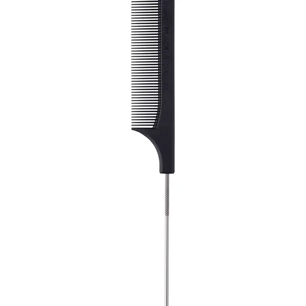 Karbonový hřeben na vlasy Olivia Garden Black Label Comb T2 - 23 cm (BLCT2) + dárek zdarma