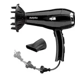 Fén na vlasy s navíjecím kabelem Babyliss Cordkeeper D374DE - 2000 W, černý + dárek zdarma