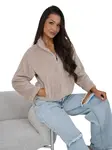 Dámska fleecová mikina na zips