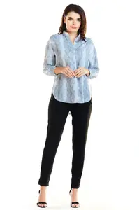 Awama Woman's Blouse A261 Grey