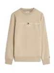 TOMMY HILFIGER Mikina  piesková / biela