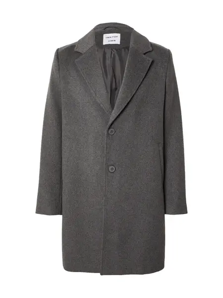DAN FOX APPAREL Prechodný kabát 'Frederik'  tmavosivá