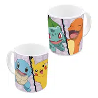 Pokémon hrnek - Charmander, Bulbasaur, Squirtle, Pikachu