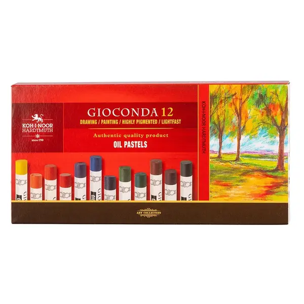 KOH-I-NOOR GIOCONDA 8352/12 - olejové pastely - 12 ks