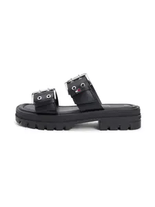 Tommy Jeans Šľapky  čierna