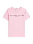 TOMMY HILFIGER Tričko 'Logo'  ružová / čierna