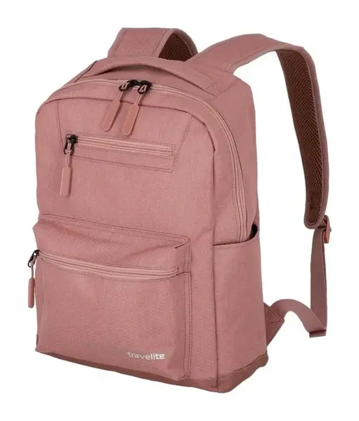 Studentský batoh Travelite Kick Off Backpack M Rosé
