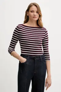 Tommy Hilfiger tričko s dlhým rukávom dámske bavlnené