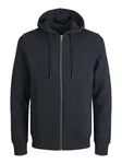 Jack & Jones Plus Tepláková bunda 'Bradley'  čierna