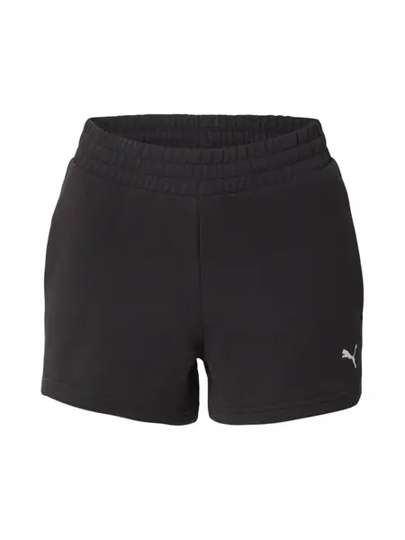 PUMA Športové nohavice 'ESS'  čierna / biela