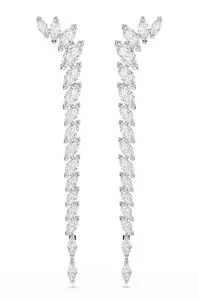 Swarovski náušnice dámske kovové so zirkónom MESMERA