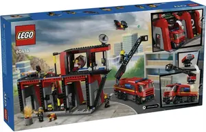 Hasičská stanice s hasičským vozem - Lego City