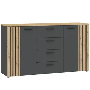 Komoda nr 14 antracitová/artisan