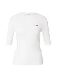 LEVI'S ® Tričko 'Luca Slim Tee'  červená / biela