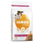 IAMS Dog Senior Small & Medium Chicken granule pro psy, Hmotnost balení (g): 12 kg