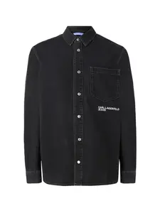 KARL LAGERFELD JEANS Košeľa  čierny denim
